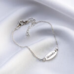 Bratara "lady Long" din argint personalizata