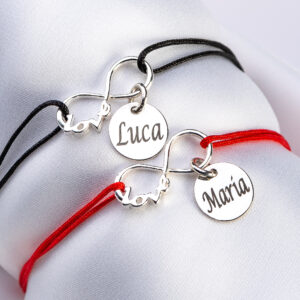 Set Bratari "Infinit Love Coin" handmade din Argint 925 - imagine 2