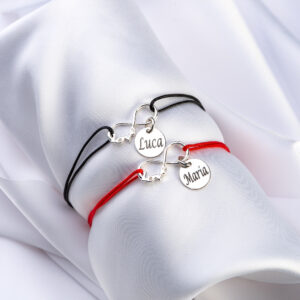 Set Bratari "Infinit Love Coin" handmade din Argint 925