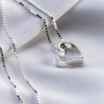 Lănțișor argint 'Bold Heart" din argint 925