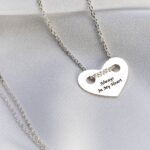 Lănțișor din argint 925 cu charm Inima 12mm