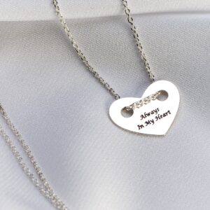 Lănțișor din argint 925 cu charm Inima 12mm