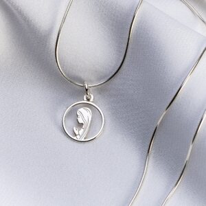 Lănțișor Snake "Pray" din argint 925