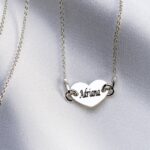 Lantisor "Heart" din argint 925 personalizat