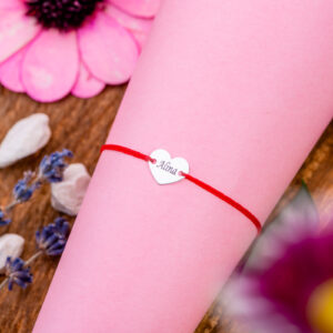Bratara reglabila "Baby Inima" Personalizata din Argint 925 - imagine 5