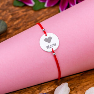 Bratara reglabila "Baby Name" Personalizata din Argint 16 mm - imagine 2