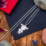 Lantisor patrat "Fetita" Personalizat din Argint 925