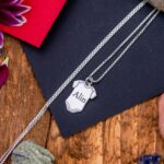 Lantisor patrat "Bebe-Body" Personalizat din Argint 925
