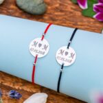 Set brățări personalizate pentru cupluri cu bănuț din Argint 16 mm gravate laser