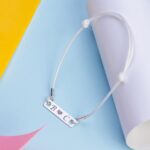 Bratara Reglabila Personalizata "Long Initiale"  gravata laser