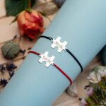 Set Bratari "Puzzle Nume" Personalizate din Argint 925