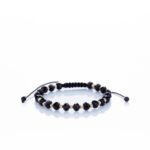 Brățară “Black6 Glass Sunshine” unică handmade Aur Premium 14k și pietre din cristal sticlă Armilla