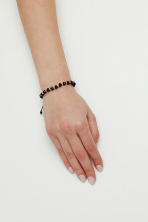 Brățară “Black6 Glass Sunshine” unică handmade Aur Premium 14k și pietre din cristal sticlă Armilla - imagine 3