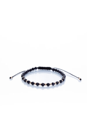 Brățară “Blue Sunshine Slice” unică handmade Aur Premium 14k și pietre semiprețioase Piatra Soarelui albastru Armilla