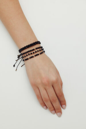 Brățară “BlueSun Night Slice” unică handmade Aur Premium 14k și pietre semiprețioase Piatra Soarelui albastru Armilla - imagine 2