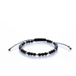 Brățară “Onix Night Mat” unică handmade Aur Premium 14k și pietre semiprețioase Onix negru Armilla