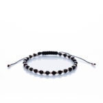 Brățară “Onix Sparkle Slice” unică handmade Aur Premium 14k și pietre semiprețioase Onix negru Armilla