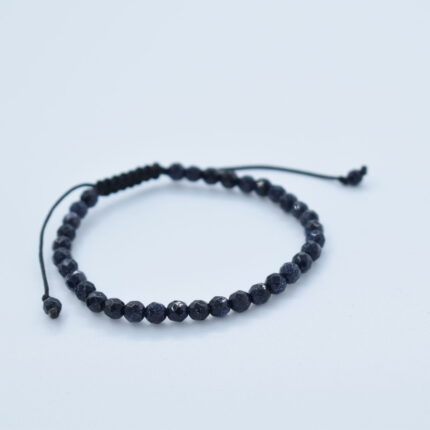 Bratara reglabila cu pietre semipretioase Piatra Soarelui fatetat dimesiune 4mm