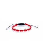 Brățară “RedCube2 Glass Sunshine” unică handmade Aur Premium 14k și pietre din cristal sticlă Armilla