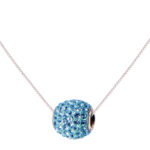 Lantisor din Argint 925 cu Charm Sfera Argint turqouise