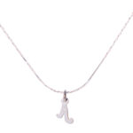 Lantisor din Argint 925 cu Charm litera A