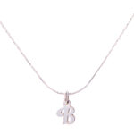 Lantisor din Argint 925 cu Charm litera B