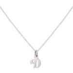 Lantisor din Argint 925 cu Charm litera D