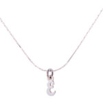 Lantisor din Argint 925 cu Charm litera E