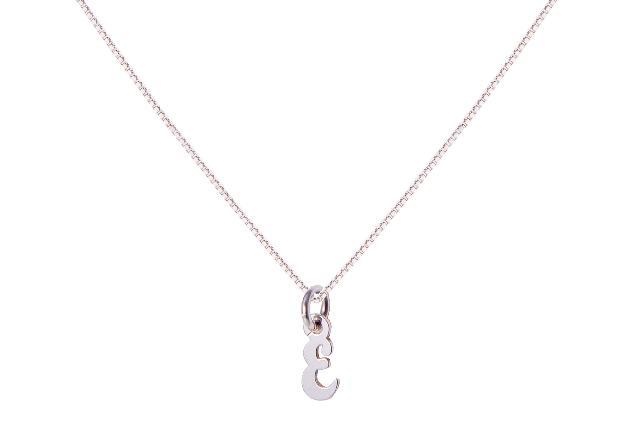 Lantisor-Argint-925-Gravat-Laser-Armilla-Silver-21LANT59.jpg Lantisor din Argint 925 cu Charm litera E - imagine 1
