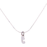 Lantisor din Argint 925 cu Charm litera I