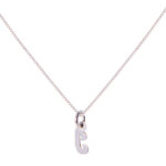 Lantisor din Argint 925 cu Charm litera I