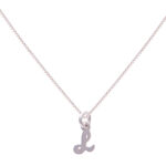 Lantisor din Argint 925 cu Charm litera L