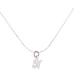 Lantisor din Argint 925 cu Charm litera N