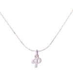 Lantisor din Argint 925 cu Charm litera P