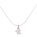 Lantisor din Argint 925 cu Charm litera R