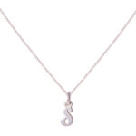 Lantisor din Argint 925 cu Charm litera S