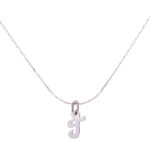 Lantisor din Argint 925 cu Charm litera T