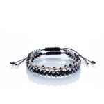 Set două brățari “Silver Preciosa Elegance” Aur Premium 14k cristal Preciosa handmade Armilla