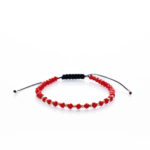 Brățară “RedGlass Sunshine” unică handmade Aur Premium 14k și pietre din cristal sticlă Armilla