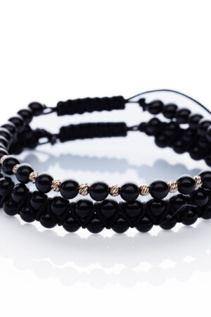 Brățară “Double Tourmaline” împletita manual cu pietre semiprețioase de Turmalina de 4mm - Accesoriul perfect pentru eleganța și stilul tău personal - imagine 3