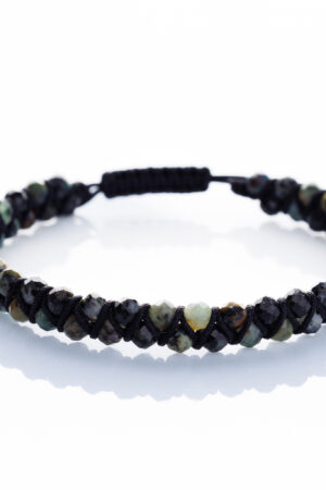 Brățară “Double Chrysocolla” împletita manual cu pietre semiprețioase din Crisocola de 4mm - Accesoriul perfect pentru eleganța și stilul tău personal - imagine 2