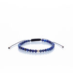 Brățară “Lapis Lazuli Mystic” unică handmade Aur Premium 14k și pietre semiprețioase Lapis Lazuli fațetat Armilla