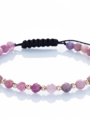 Brățară “Ruby Sunshine” unică handmade Aur Premium 14k și pietre semiprețioase Rubin fațetat Armilla - imagine 2