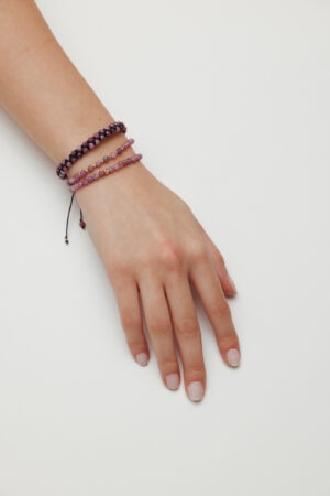 Brățară “Ruby Sunshine” unică handmade Aur Premium 14k și pietre semiprețioase Rubin fațetat Armilla - imagine 3