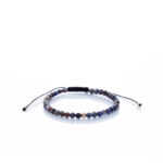Brățară “Sapphire Mystic” unică handmade Aur Premium 14k și pietre semiprețioase Safir fațetat Armilla