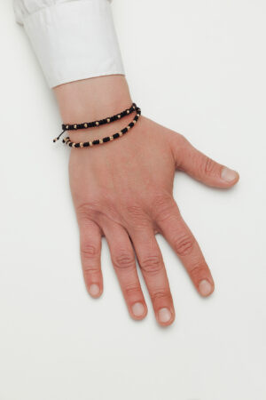 Brățară “Black Snake” unică handmade Aur Premium 14k - Accesoriul perfect pentru eleganța și stilul tău personal - imagine 5