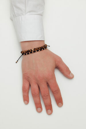 Brățară “Black Snake” unică handmade Aur Premium 14k - Accesoriul perfect pentru eleganța și stilul tău personal - imagine 7