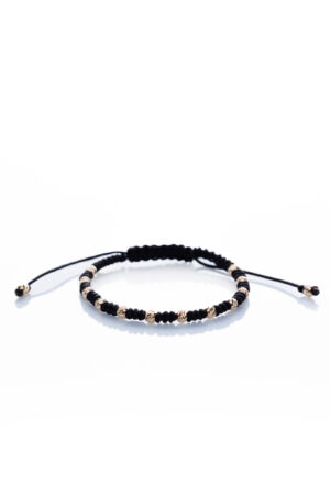Brățară “Black Snake” unică handmade Aur Premium 14k - Accesoriul perfect pentru eleganța și stilul tău personal