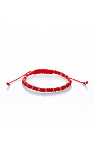 Brățară “Red Snake 2” unică handmade Aur Premium 14k - Accesoriul perfect pentru eleganța și stilul tău personal