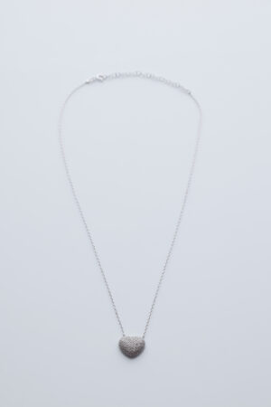 Lănțișor argint 925 cu charm inimă - Farmec și Eleganță - imagine 2